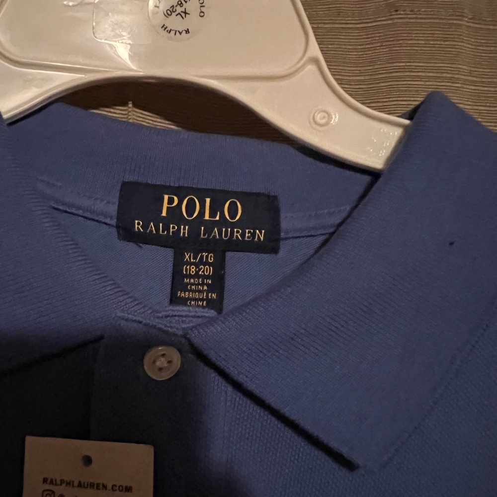 Light blue polo color